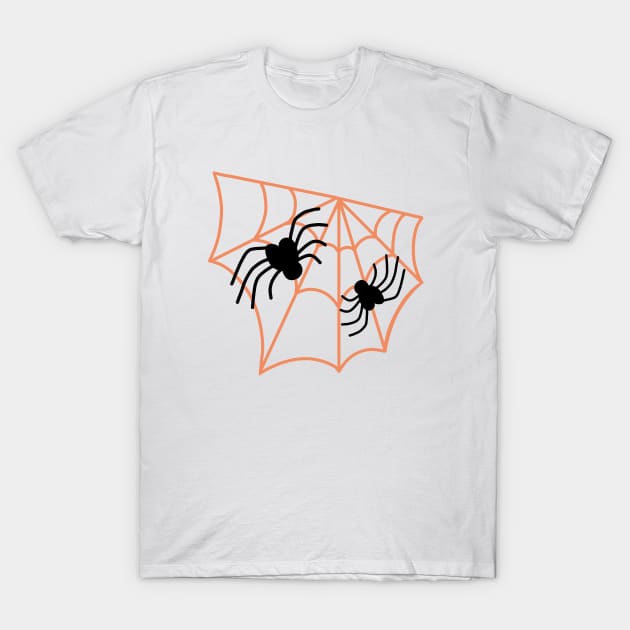 Spider Web Halloween T-Shirt by DiegoCarvalho